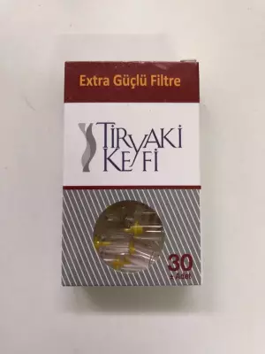 9001 TİRYAKİ KEYFİ SİGARA FİLTRESİ ( 30 LU ) - 1