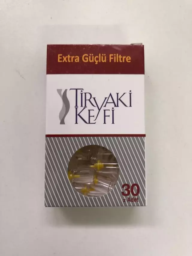 9001 TİRYAKİ KEYFİ SİGARA FİLTRESİ ( 30 LU ) - 1