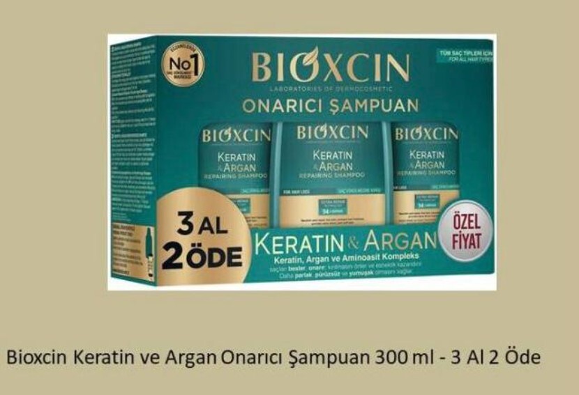 Bioxcin Keratin Argan 3 Al 2 öde 