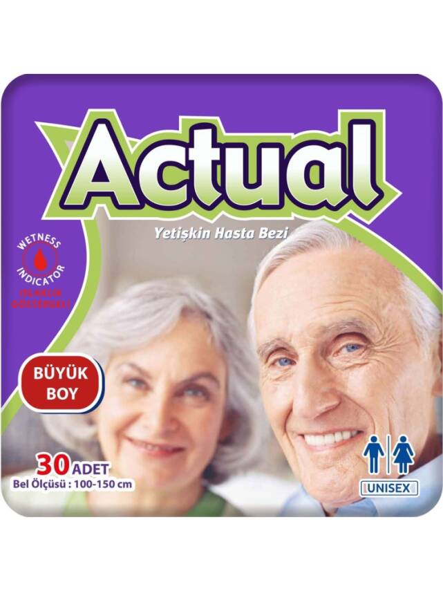 Actual Hasta Altı Bezi Büyük Boy 30'lu - 1