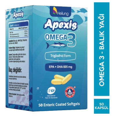 Apexis Omega-3 50 Kapsül - Apexis