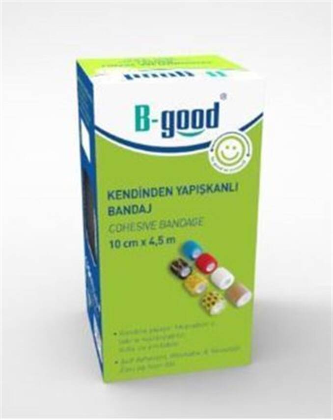 B-Good Kendinden Yapışkanlı Bandaj 10 cm x 4,5 m - 1