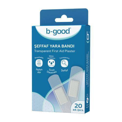 B-Good Şeffaf Yara Bandı 20'li - 1