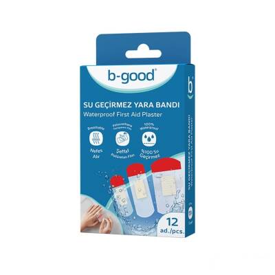 B-Good Yara Bandı Su Geçirmez 12'li - B-good