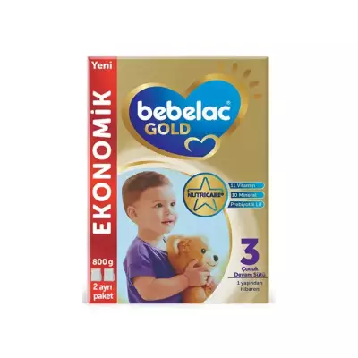 Bebelac Gold 3 Devam Sütü 9 Ay+ 800 gr - 1