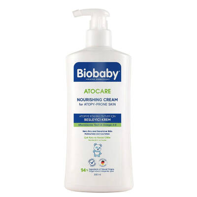 Biobaby Atocare Kuru ve Atopiye Eğilimli Ciltler İçin Krem 500 ml - biobaby