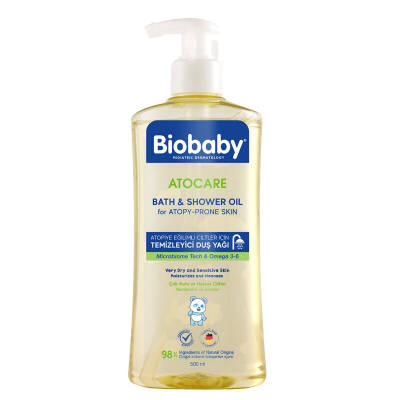 Biobaby Atocare Temizleyici Banyo Duş Yağı 500 ml - biobaby
