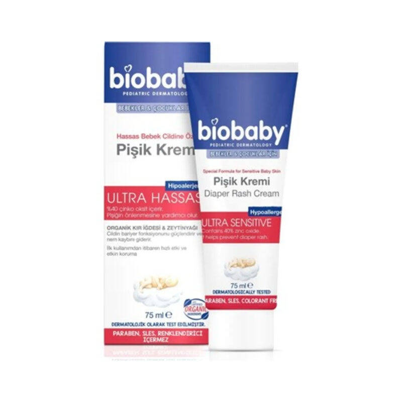 Biobaby Ultra Hassas Pişik Giderici Krem 75 ml - 1