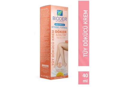 Bioder Tüy Dökücü Krem Hassas Cilt 40 ml - Bioder