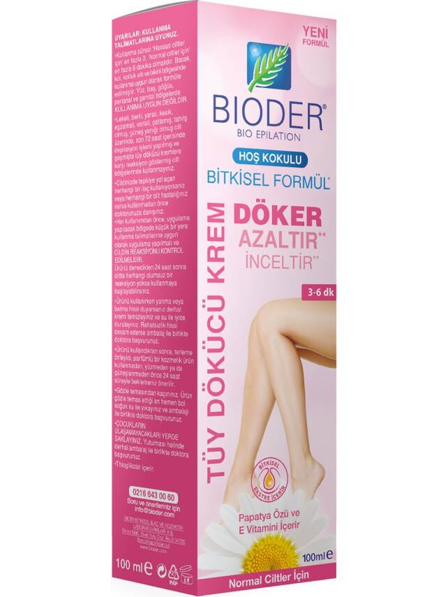 Bioder Tüy Dökücü Krem Normal Cilt 100 ml - 1