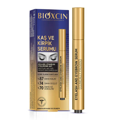 Bioxcin Kolajen ve Hyaluronik Asit İçerikli Kaş ve Kirpik Serumu 3 ml - Bioxcin