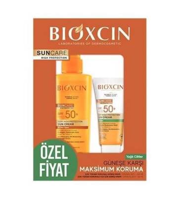Bioxcin Suncare K/Y Krem SPF50 50 ml + Sprey 200 ml - Kofre - Bioxcin