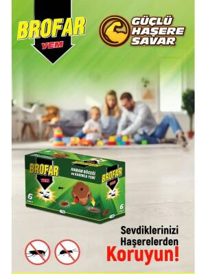Brofar Hamamböceği ve Karınca Yemi 6'lı - Brofar