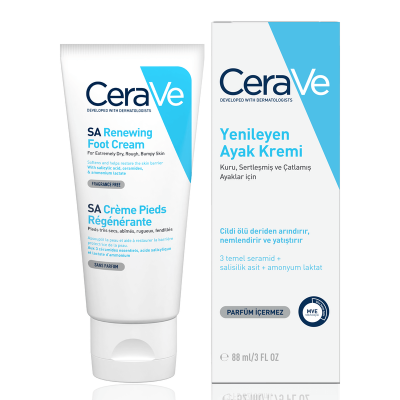 Cerave SA Regenerierende Fubcreme Kuru Sertleşmiş & Çatlamış Ayaklar İçin 88 ml - CeraVe
