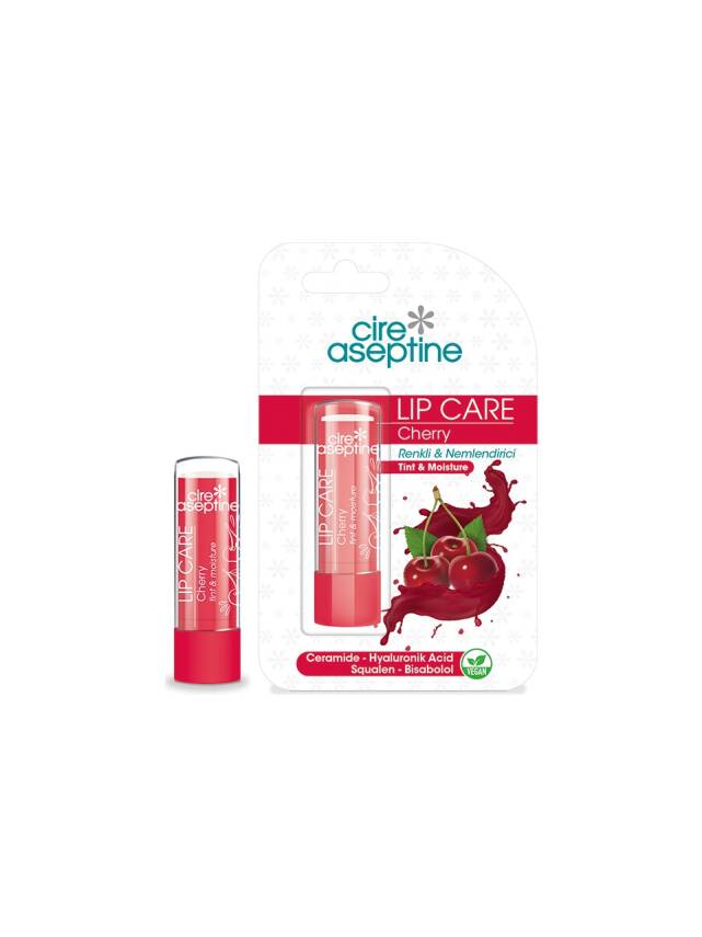 Cire Aseptine Lip Care Cherry Renkli Dudak Bakım Kremi 4,5 gr - 1