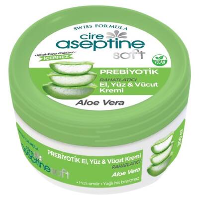 Cire Aseptine Soft Aloe Vera Özlü Prebiyotik Krem 200 ml - Cire Aseptine