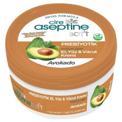 Cire Aseptine Soft Avokada Özlü Prebiyotik Krem 200 ml - Cire Aseptine