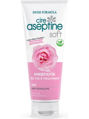 Cire Aseptine Soft Prebiyotik El Yüz Vücut Kremi Gül 75 ml - Cire Aseptine