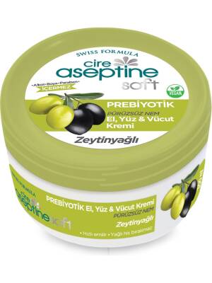 Cire Aseptine Soft Prebiyotik Zeytinyağli El Yüz ve Vücut Kremi 300 ml - Cire Aseptine