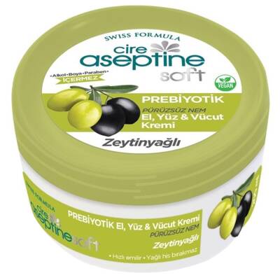 Cire Aseptine Soft Zeytinyağlı Özlü Prebiyotik Krem 200 ml - Cire Aseptine