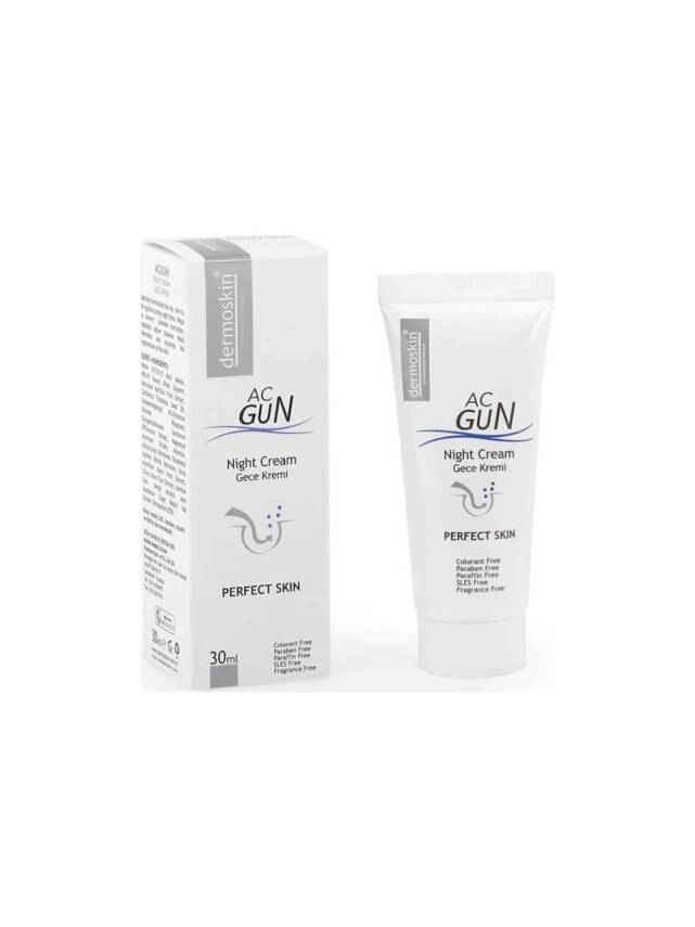 Dermoskin Acnegun Gece Kremi 30 ml - 1