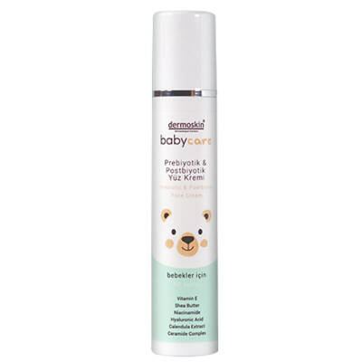 Dermoskin Babycare Prebiyotik & Postbiyotik Yüz Kremi 50 ml - Dermoskin
