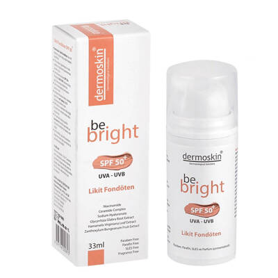 Dermoskin Be Bright Likit Fondöten Medium SPF50 33 ml - Dermoskin