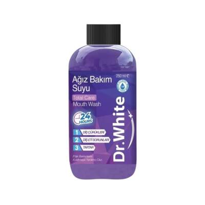 Dr. White Ağız Bakım Suyu Total Care 250 ml - Dr. White