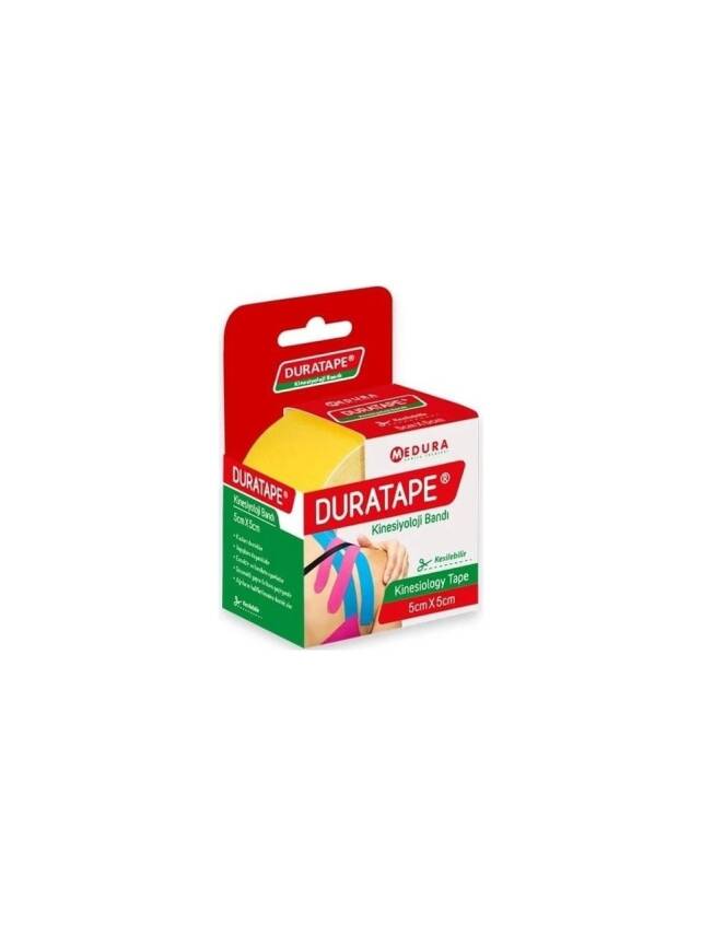 Duratape Kinesiyoloji Bandı Sarı 5 cm x 5 m - 1