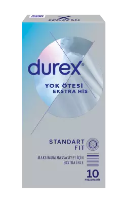 Durex Yok Ötesi Ekstra İnce Ekstra His 10lu Prezervatif - 1