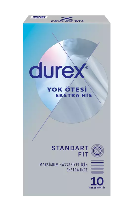 Durex Yok Ötesi Ekstra İnce Ekstra His 10lu Prezervatif - 1