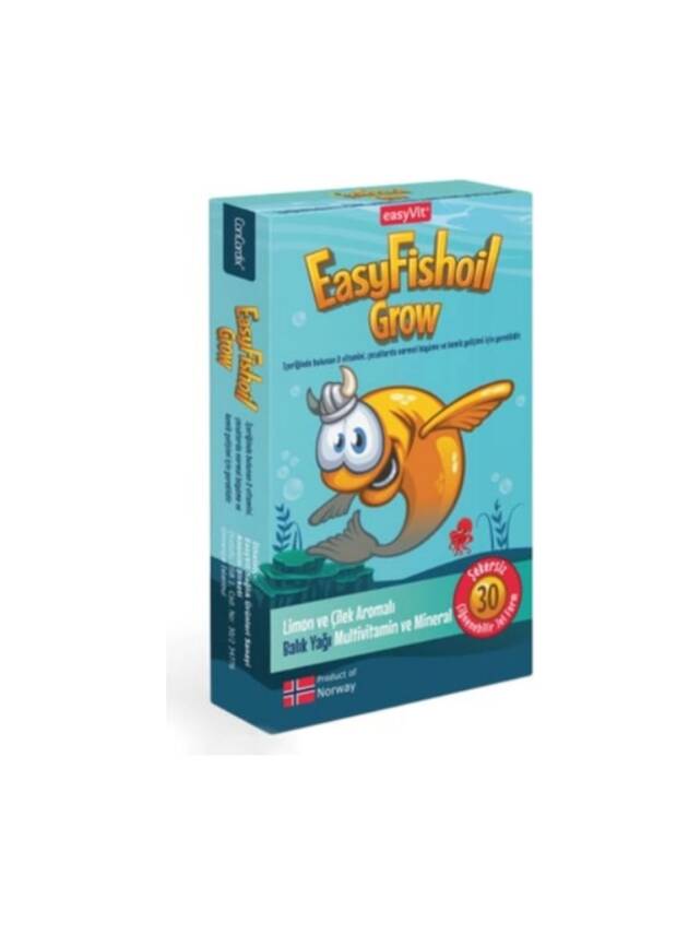 Easy Fish Oil Grow 30 Adet Çiğnenebilir Jel Form - 1
