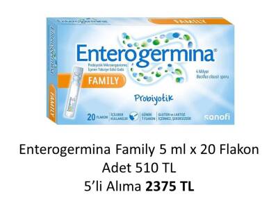 Enterogermina Family 5 ml x 20 Flakon - Enterogermina