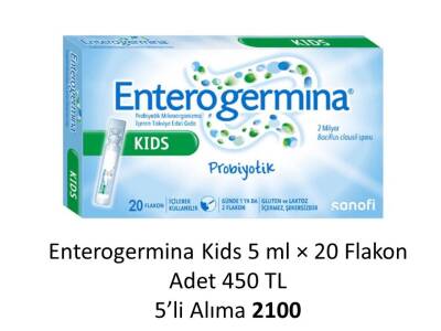 Enterogermina Kids 5 ml 20 Flakon - Enterogermina