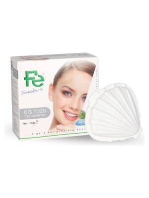 Fe Beyazlatıcı Diş Tozu Smokers Naneli 50 gr - Fe