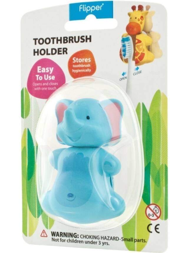 Flipper Hijyenik Diş Fırçası Kabı Fil - 1