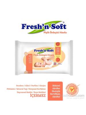 Fresh'n Soft Baby Pişik Önleyici Islak Havlu 40 Yaprak - Fresh'n Soft