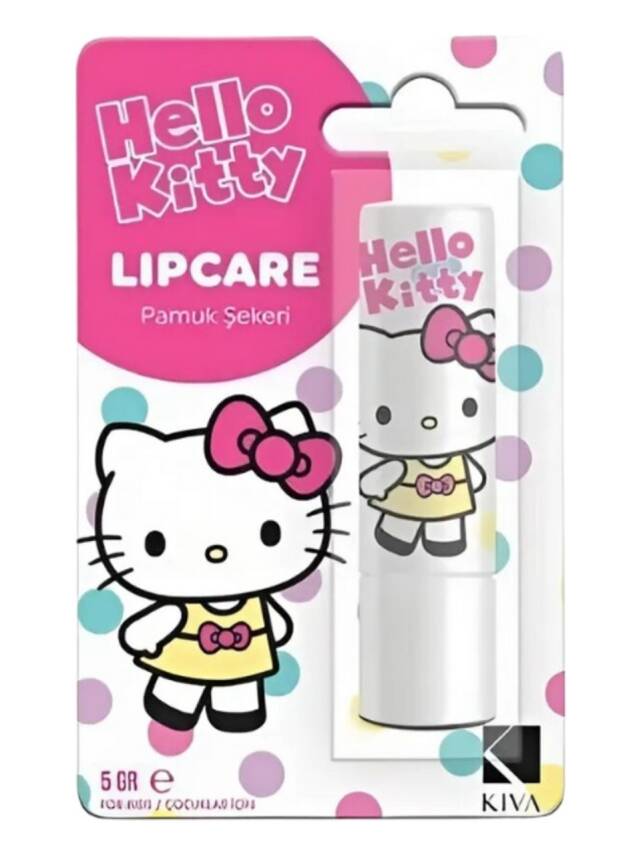 Hello Kitty Lipcare Dudak Koruyucu Pamuk Şekerli 5 gr - 1