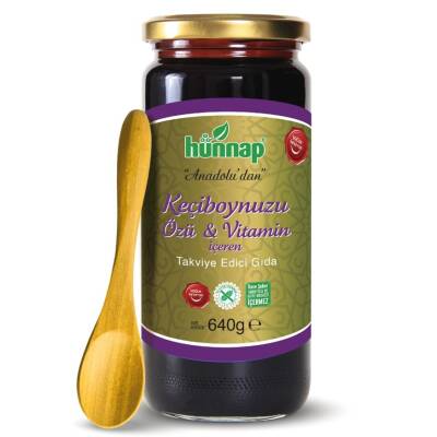 Hünnap Keçiboynuzu Özü ve Vitamin İçeren Takviye Edici Gıda 640 gr - 1