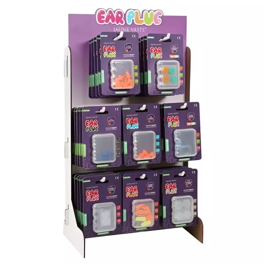 Jaune Vaste Ear Plug Kulak Tıkacı 45'li Stant - 1