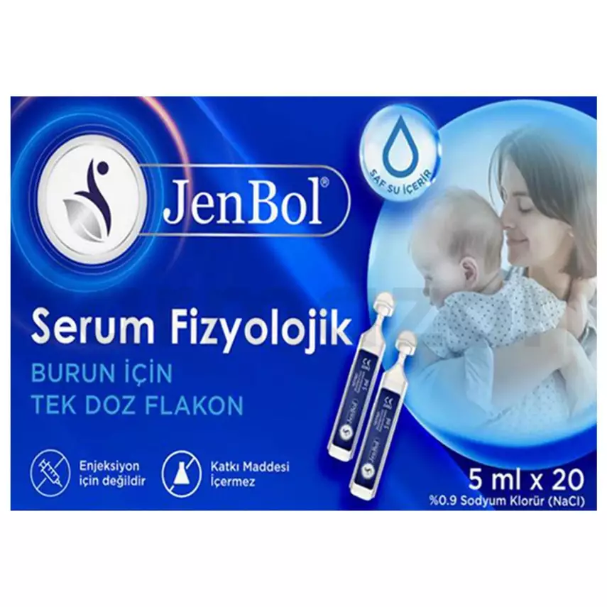 Jenbol Fizyolojik Serum 5 ml x 20 Flakon - 1