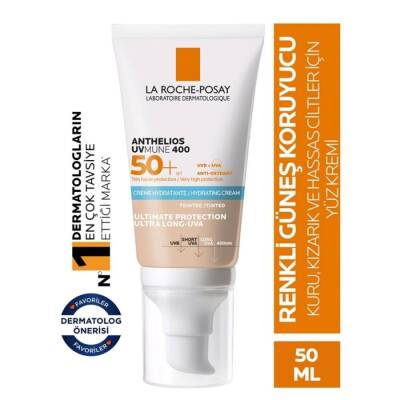 La Roche Posay Anthelios UVMune SPF50+ Nemlendirici Güneş Kremi 50 ml - Renkli - La Roche Posay