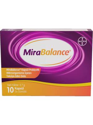 Mirabalance Probiyotik 10 Kapsül - Mirabalance