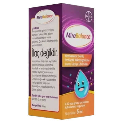 Mirabalance Probiyotik Damla 5 ml - Mirabalance