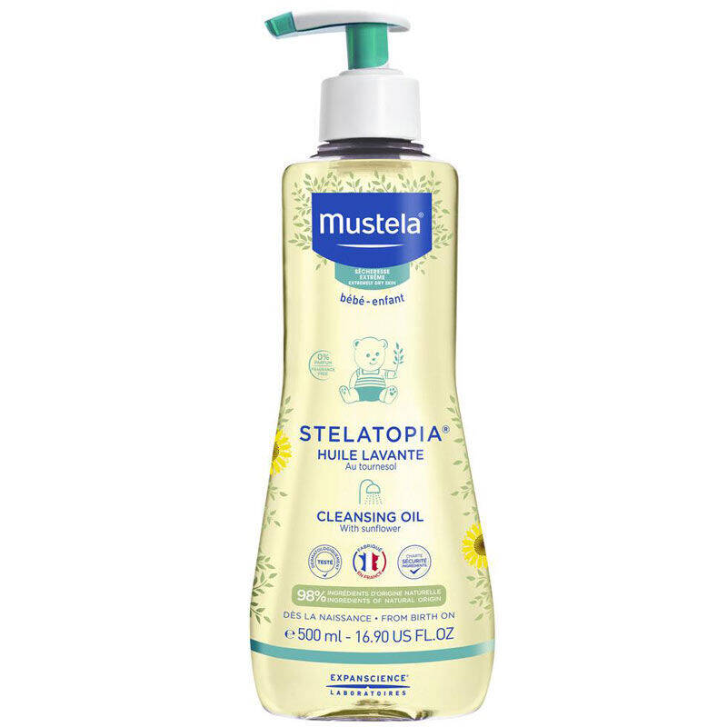 Mustela Stelatopia Huile Lavante Cleansing Oil 500 ml - 1