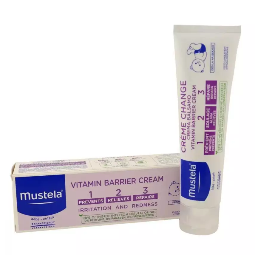 Mustela Vitamin Barrier 1.2.3 Pişik Kremi 100 ml - 1