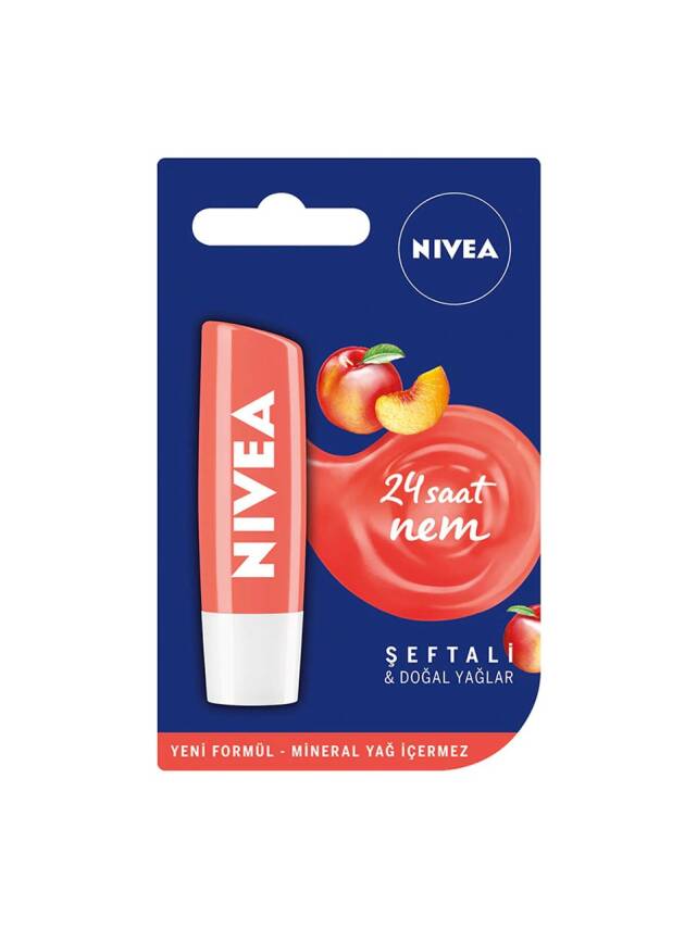 Nivea Lip Fruity Shine Şeftali 4,8 gr - 1