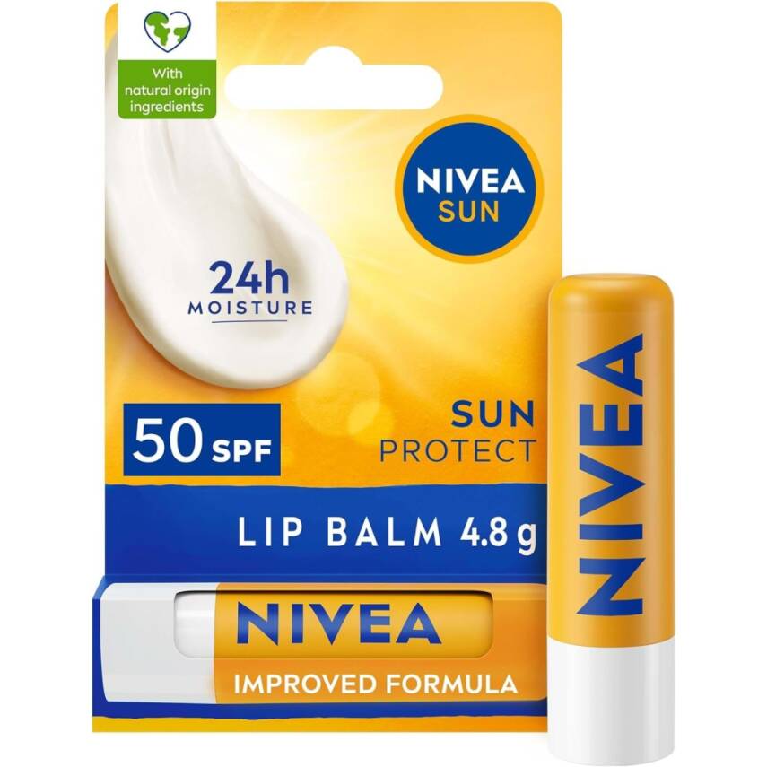 Nivea Sun SPF50 Yüksek Güneş Koruyucu Dudak Bakım Kremi 4.8 gr - 1
