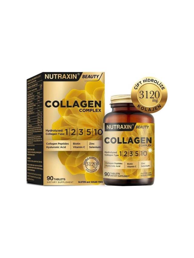 Nutraxin Collagen Complex Tip 1-2-3-5-10 3120 mg 90 Tablet - 1