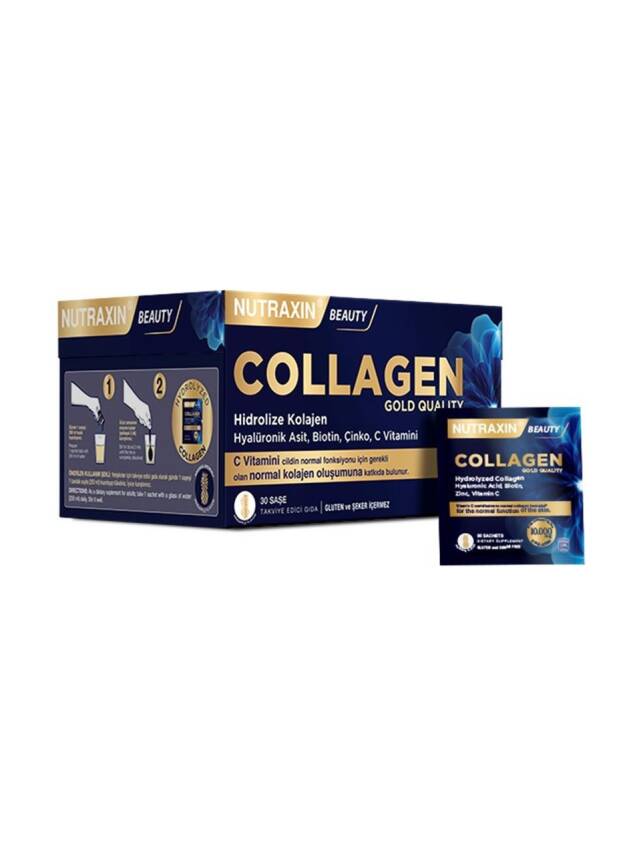 Nutraxin Collagen Gold Quauty Takviye Edici Gıda 30 Saşe - 1